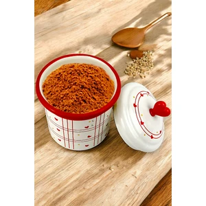 İnci Emaye Emaye Kavanoz, Kapaklı Baharatlık,1.3 L Baharatlık Çeyiz, , Yoğurt Mayalama, Çok Amaçlı Kavanoz