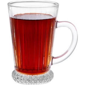 Madame Coco Madeleine 4'Lü Çay Fincanı Seti - Şeffaf - 210 ml