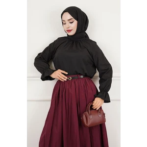 Cng Moda Kolu Lastikli Tesettür Gömlek