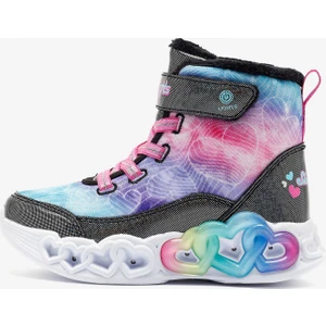 Infinite Heart Lights - Lovin Hearts Büyük Kız Çocuk Siyah Işıklı Bot 303054L Bkmt