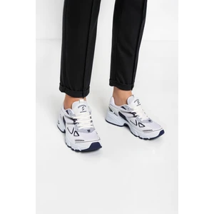 Bette Kadın Beyaz Lacivert Spor Ayakkabı