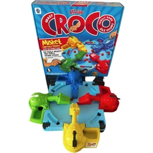4'lü Çılgın Croco Timsah Top Toplama Kutu Oyunu