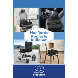 Hemoroidd Basurr Kuyruk Sokumu Oturma Simidi Minderi Yastığı Visco Ortopedik Yastık