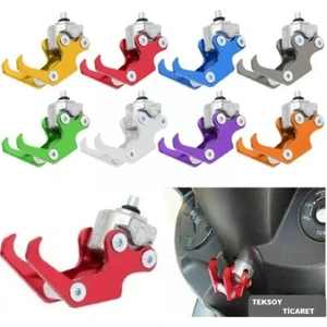 Motosiklet Üniversal Kask Poşet Askı Kanca Aparatı Alümnyum Kırmızı