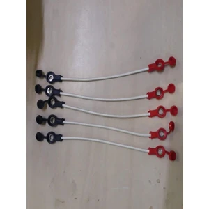 Elektrikli Bisiklet Akü Bağlantı Kablosu Kapaklı - 5 Adet + Vidalar