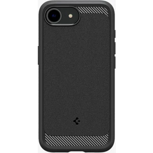 iPhone 16e Ekstra Dayanıklı MagSafe Kılıf Rugged Armor Hava Kanalı Teknolojisi™ Askeri Sınıf Koruma MagFit Matte Black Çift Katman Kapak - ACS09152