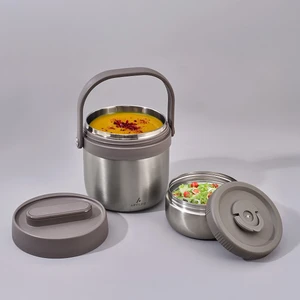 Bento Lunch Box Yemek Termosu Yuvarlak Steel 1400 ml AR262283