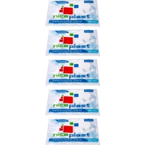 100'LÜ Pe Şeffaf Eldiven 5 Paket Büyükboy