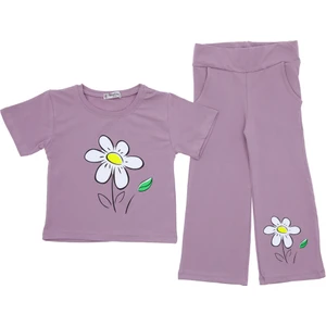 Kız Çocuk Ikili Takım Papatya Baskılı