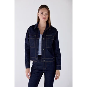 Masha Kate Rahat Kesim Denim Ceket