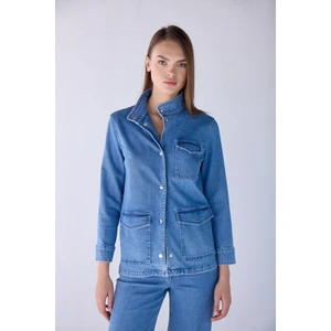 Regular Fit Denim Ceket