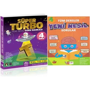 Model Eğitim Yayıncılık   (Sınıf: 4)   Süper Turbo Yeni Nesil Soru Bankası Ve Tüm Dersler Soru Bankası