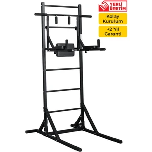 DURUH SPOR Ayaklı Isveç Duvarı - Barfiks - Dips - Merdiven Spor Aleti