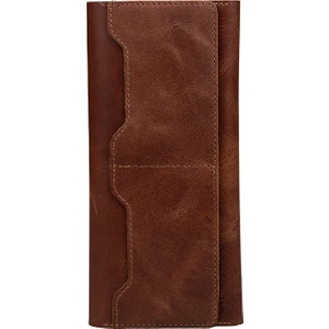 Apple iPhone 16 Pro Kılıf 10 Kart Gözlü Hakiki Deri Cüzdan Kılıf