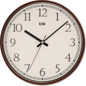 Slim Kahverengi Minimalist Duvar Saati