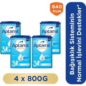 Aptamil 3 Devam Sütü 800 Gr 9-12 Ay Akıllı Kutu X 4 Adet