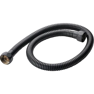 YT245 Elit Siyah Kısa Robot Duş Spiral Ara Hortumu 75 cm