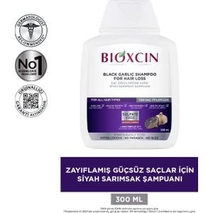 Siyah Sarımsak Şampuanı 3 al 2 öde (3x300ml)