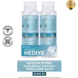 Hydra Micellar Kusursuz Makyaj Temizleme Suyu 1 Alana 1 Hediye 500 Kullanım 500 ml