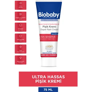 Biobaby Bebek Pişik Kremi %40 Çinko 75 gr - Organik Kır Iğdesi Yağı Ve Zeytinyağı Içerir