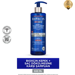 Şampuan 500ML - L-Carnitine, Kafein, BIOCOMPLEXB11, Men Sport