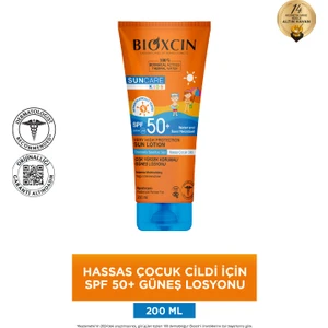 Sun Care Kids Spf 50 Çok Yüksek Korumalı Çocuk Güneş Losyonu 200 Ml