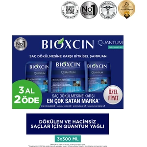 Quantum Bio-Activ Şampuan Yağlı Saçlar 3 Al 2 Öde