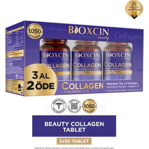 Collagen Hyaluronic Acid Hidrolize Tip 1-3 Kolajen 3 x 30 Tablet 3 Al 2 Öde