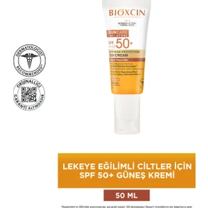 Bıoxcın Sun Care Lekeye Eğilimli Ciltler Için Çok Yüksek Korumalı Güneş Kremi 50 Spf