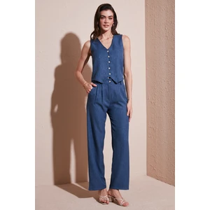 Regular Fit Bol Paça Yelekli Takım Bayan TAKIM 67045162S4