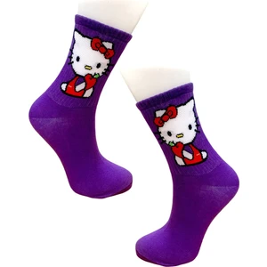 Al Bi 90Lık Hello Kitty Karakter Desenli Kolej Çorap