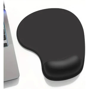 Softrest Bilek Destekli Konfor Kaymaz Ergonomik Mouse Pad Siyah