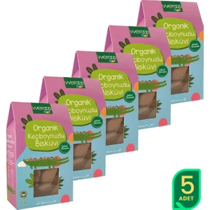 Kids Organik Keçiboynuzlu Bisküvi 55 gr 5'li