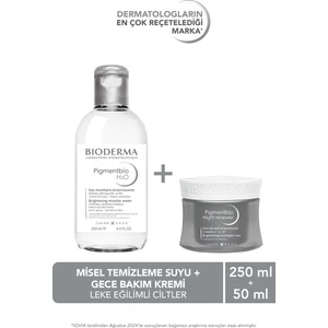 Aydınlatıcı ve Sıkılaştırıcı Gece Kremi 40 ml & Misel Su 500 ml