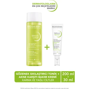 Sebium Karma ve Yağlı Cilter İçin Gözenek Tonik 200 ml ve Bakım Kremi 30 ml