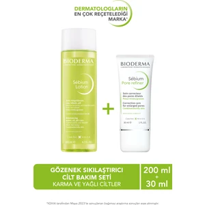 Sebium Karma ve Yağlı Cilter İçin Gözenek Tonik 200 ml ve Bakım Kremi 30 ml