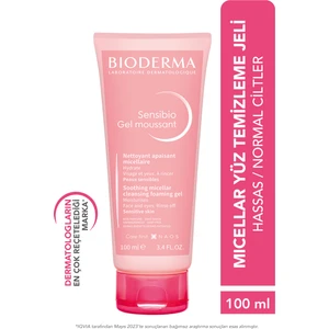 Sensibio Foaming Gel Hassas ve Normal Ciltler için Nemlendirici Etkili Durulanan Micellar Yüz Temizleme Jeli 100 ml
