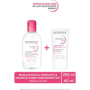 Hassas Ciltler Için Nemlendirici & H2o Micellar Makyaj Temizleme Suyu 2'Li Set