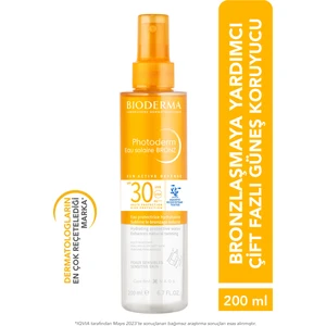 Photoderm Bronz Dry Oil SPF30 Bronzlaştırıcı Yağ E Vitamini İçeren Vücut Güneş Koruyucu Sprey 200 ml