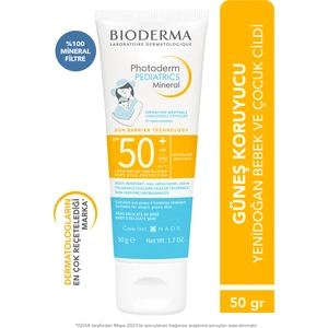 Photoderm Pediatrics Mineral SPF50+ Yenidoğan Bebek, Çocuk Çok Yüksek Korumalı Güneş Kremi 50 gr