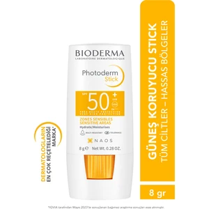 Photoderm Stick SPF50+ Göz Çevresi, Dudak, Hassas Bölgeler Yüksek Korumalı Stick Güneş Koruyucu 8 gr
