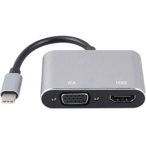 3120 USB Type C To HDMI VGA 3.1 Çevirici Dönüştürücü Kablo Adaptör