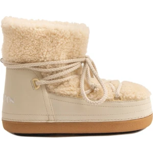 Cool Moon Hakiki Kürklü Kadın Kar Botu 251211
