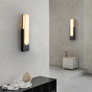 2 Adet 10 Watt, 3200 Kelvin Dekoratif LED Aplik Iç ve Dış Mekan Aydınlatma Armatürü LED Duvar Apliği