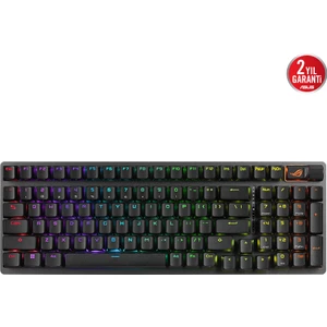 Rog Strıx Scope Iı 96 Wıreless Oyuncu Klavyesi Rog Nx Snow Mekanik Swıtch Aura Sync Rgb ve Bilek Desteği Ingilizce