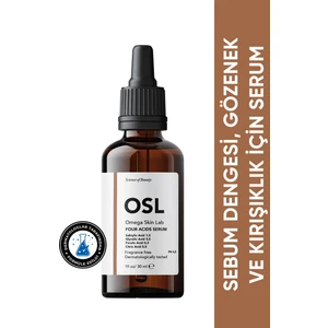 OSL Omega Skin Lab Sebum Dengesi, Gözenek Ve Kırışıklık Için Serum - Four Acids Serum 30ml