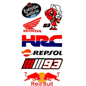 Sticker Çoklu Hrc - Repsol-///93-Red Bull Çoklu Sticker