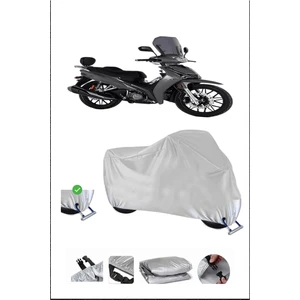 Kuba Cristal 50 Için Kilit Uyumlu Motosiklet Branda, Güvenli, Su Geçirmez Dayanıklı Kumaş