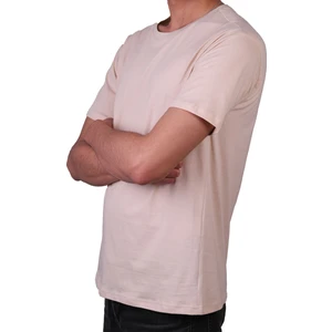 Erkek  Pamuk Süprem Penye Regular Kesim Bisiklet Yaka Düz T-Shirt