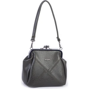 Nas Bag Mini Vintage Burslu Klipsli Kadın Omuz ve Çapraz Çanta Yeşil Victoria ( 20X17 Cm)